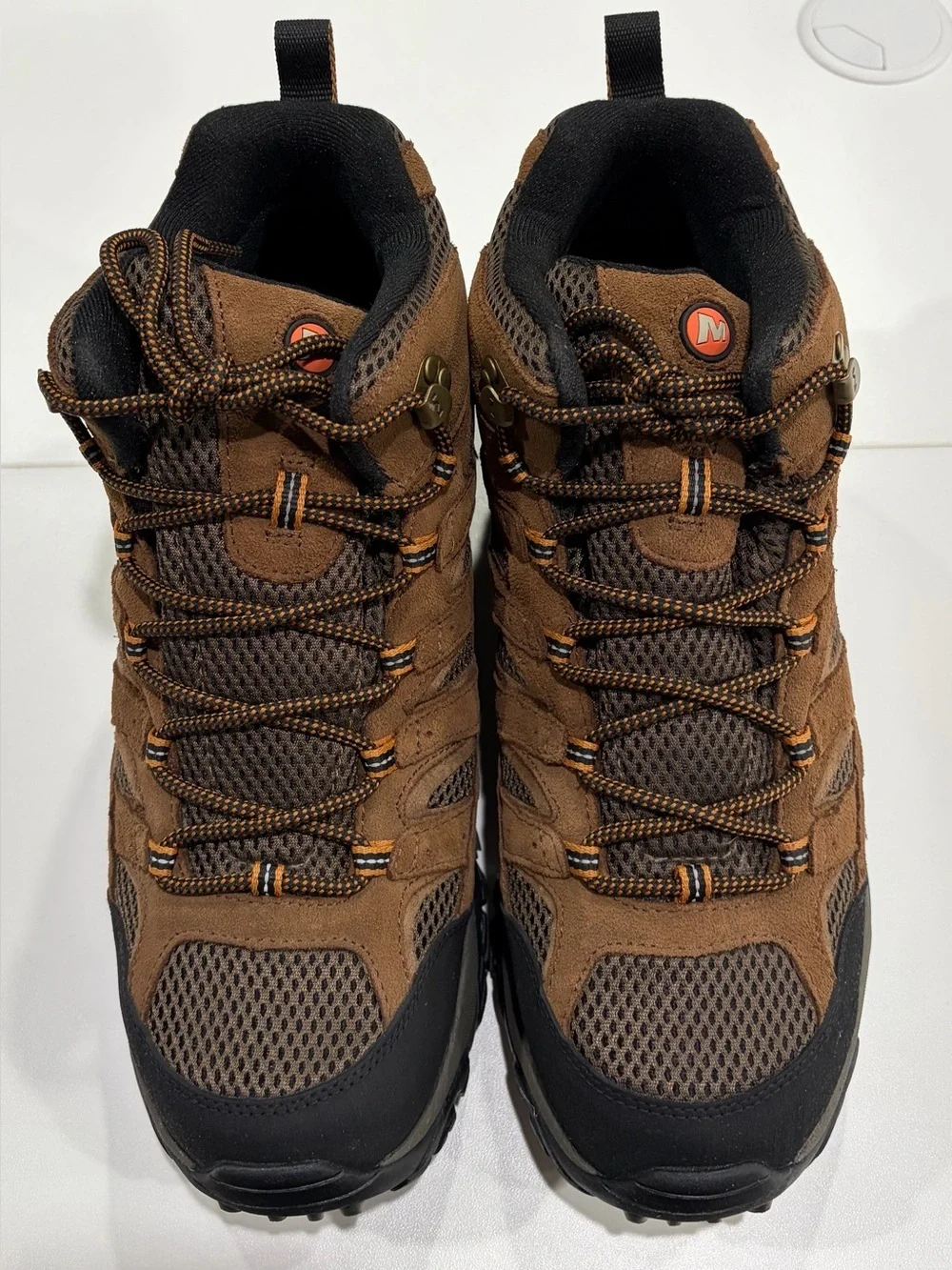 Merrell Men's Size 11.5 Moab 2 Mid Waterproof Hiking Boots Brown Earth NWT